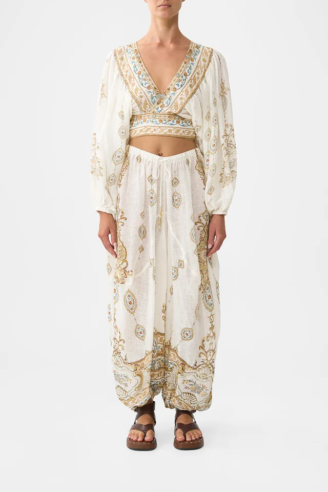Camilla eBoutique PANELLED HAREM PANT WITH TIE WAIST OTTOMAN DYNASTY from CAMILLA, photo 1 of 1