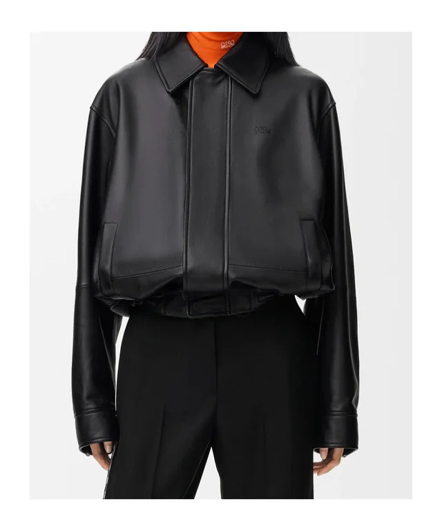 Loewe Drawstring jacket in nappa lambskin, image 1 of 1 from SENSER