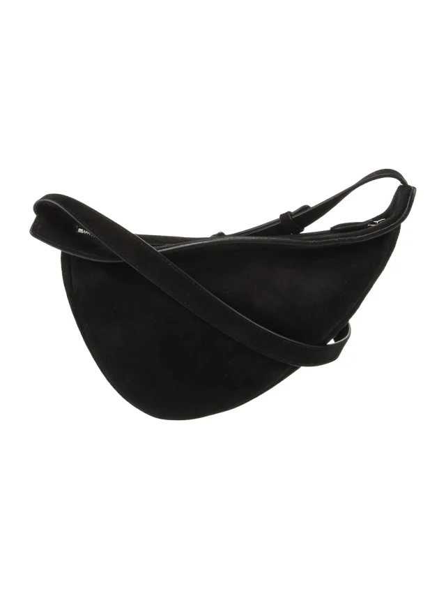 The Row Shoulder Bag Other bag in Black Suede from The RealReal