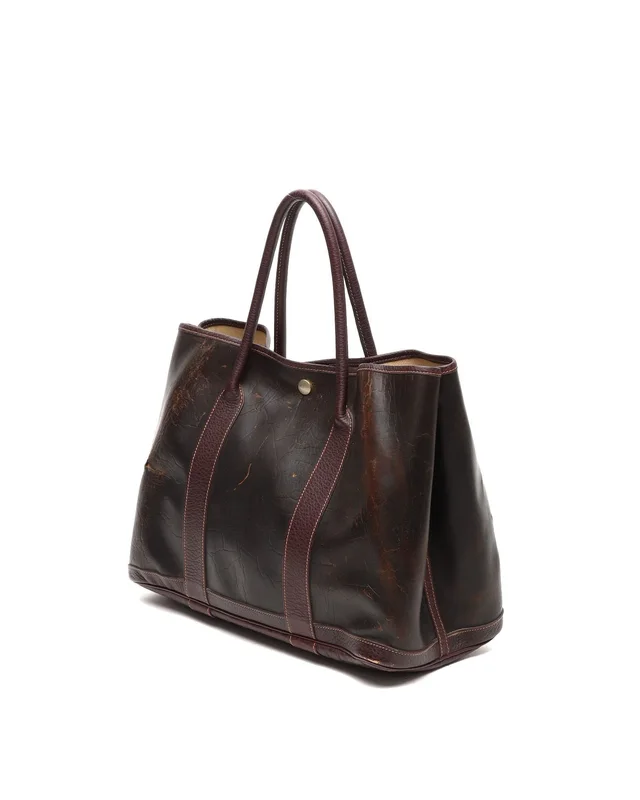 Hermès Amazonia Garden Party Bag in Leather from A Retro Tale, photo 2 of 12