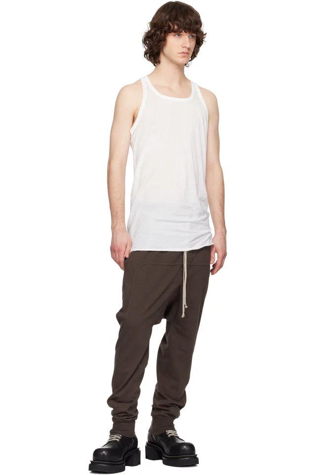 Rick Owens DRKSHDW Gray Temple Drawstring Lounge Pants, photo 4 of 4 from SSENSE