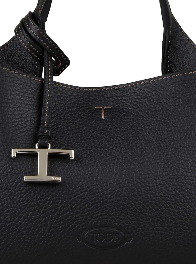 Tod's Shoulder Bag — Black Calf Leather in Black Calfskin from HEWI, photo 2 of 2