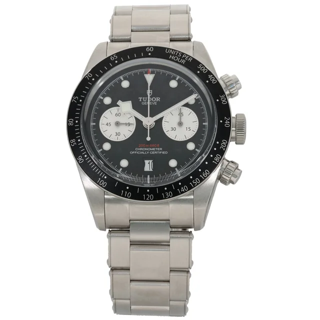 Tudor Bay Chrono 79360N 41mm Stainless Steel Watch in Black from H&T