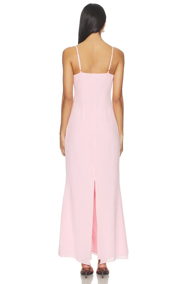 MORE TO COME Vienna Maxi Dress in Pink, photo 3 of 3 from REVOLVE (Canada)