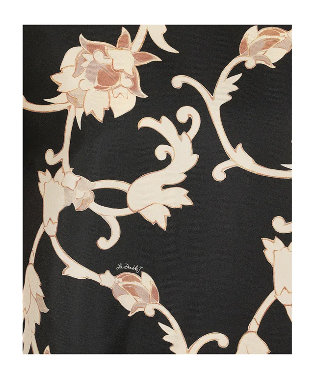 La Double J La Doublej Floral Printed Feather-Cuff Top, photo 3 of 6 from SENSER