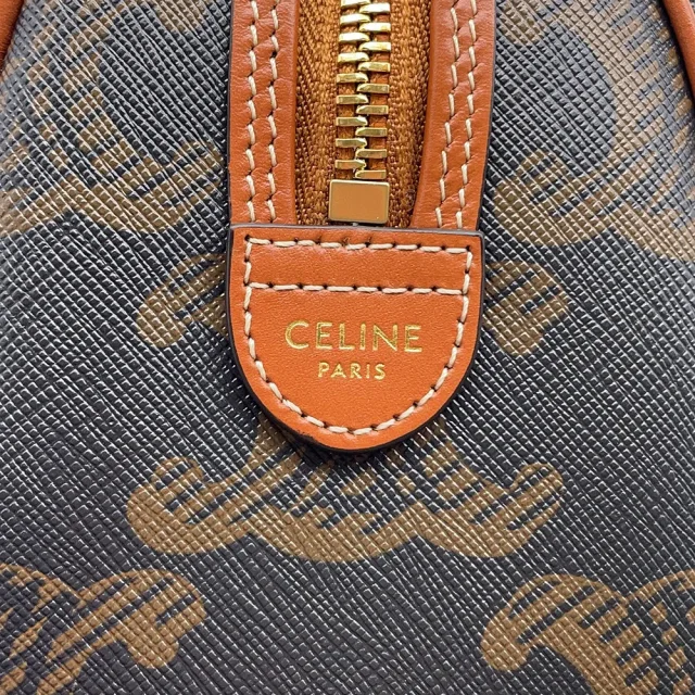 Celine Small Boston Tan113772 PVC Leather Size Small in Leather from GALLERY RARE, photo 13 of 15