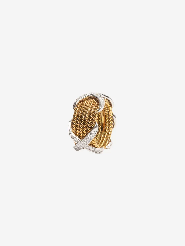 Tiffany & Co. Yellow gold Jean Schlumberger Rope ring in Yellow from Sign of the Times, photo 2 of 2