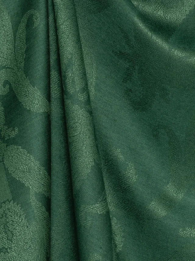 Etro paisley-jacquard fringed scarf, photo 3 of 3 from SENSER