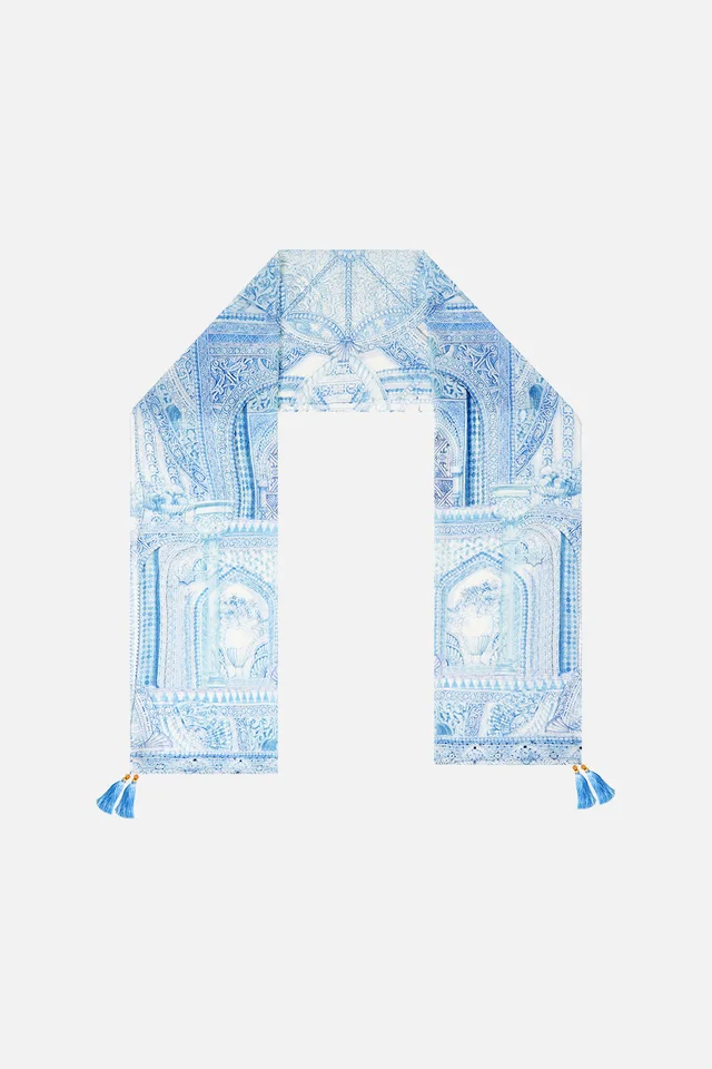 Camilla eBoutique LONG SILK CRINKLE CHIFFON SCARF THE HUM OF THE ALHAMBRA from CAMILLA, photo 1 of 1
