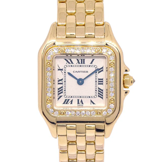 Cartier Panthere SM Ref.1280 Quartz Watch 18KYG Diamond from AMORE Vintage Tokyo