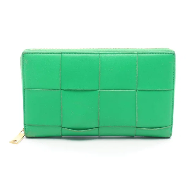Bottega Veneta Cassette Leather Long Wallet in Leather from LuxUness