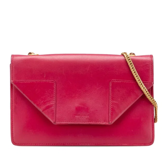 Red Saint Laurent Small Leather Betty Crossbody in Red Leather from Designer Revival