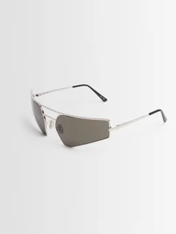 Rick Owens Mask sunglasses in 100% Stainless Steel, photo 3 of 5 from LUISAVIAROMA