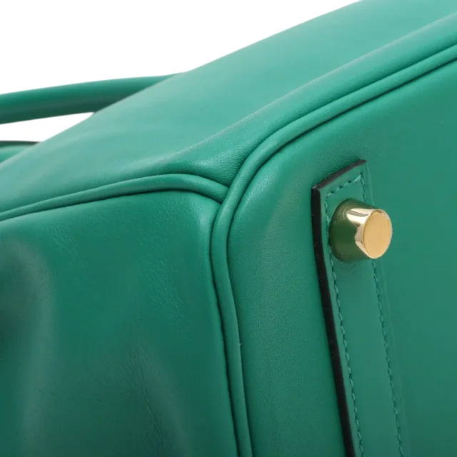 Hermès 2017 Birkin 25 Mint in Swift leather from VINTAGE QOO TOKYO, photo 11 of 16