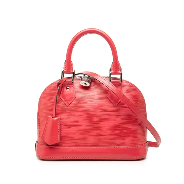 Red Louis Vuitton Epi Alma BB Satchel in Red Leather from Designer Revival, photo 1 of 1
