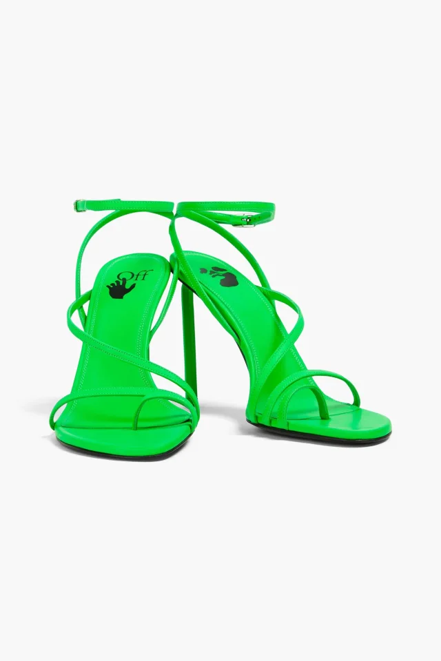 Off-White Allen Leather Sandals, photo 2 of 4 from THE OUTNET