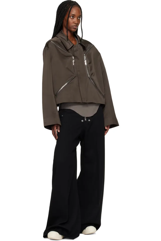 Rick Owens Khaki Temple Extreme Low Sneakers, photo 5 of 5 from SSENSE