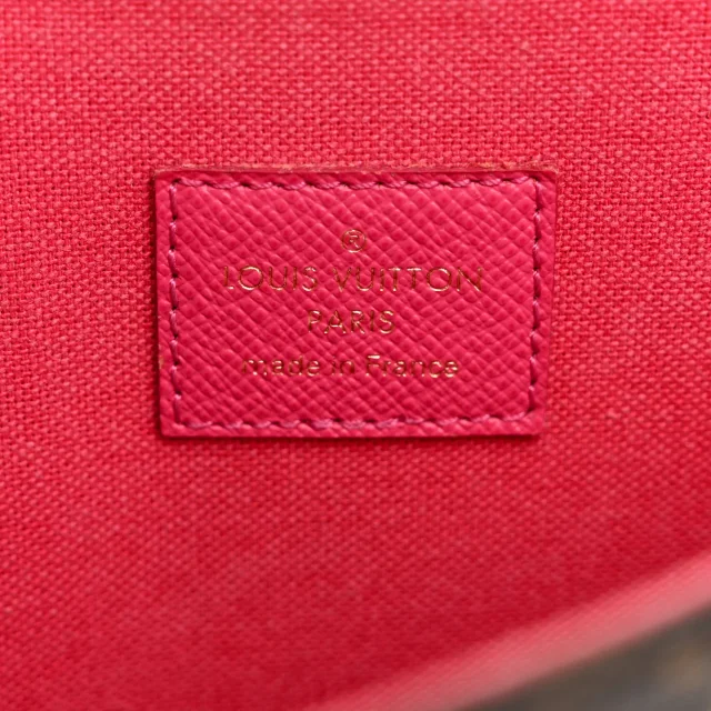 Monogram LV Love Lock Pochette Felicie Chain Wallet in Coated canvas from FASHIONPHILE, photo 7 of 8