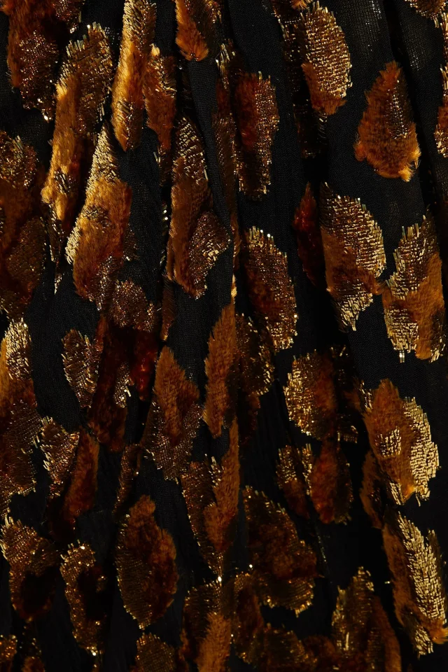 Valentino Garavani Leopard-Print Metallic Fil Coupé Silk Jumpsuit, photo 4 of 4 from THE OUTNET