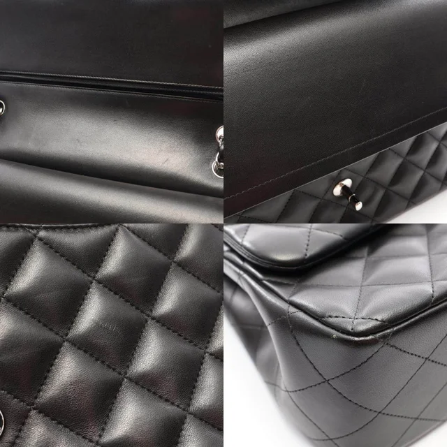 Chanel Classic Lambskin Shoulder Bag in Black Lambskin from LuxUness, photo 9 of 10