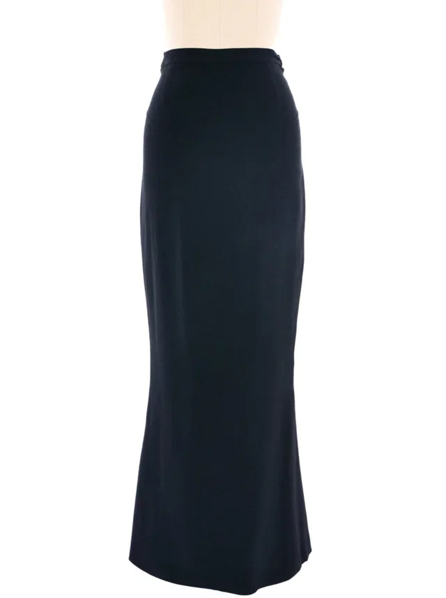 Chanel Mermaid Hem Silk Skirt in Silk from Arcade Vintage