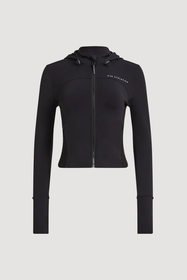 Athletica Panelled Running Jacket in Black from Aje, photo 1 of 1