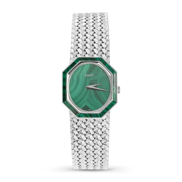 Piaget Vintage Green Dial Ladies Watch 9341 P5 in green|gold|white from Jomashop.com