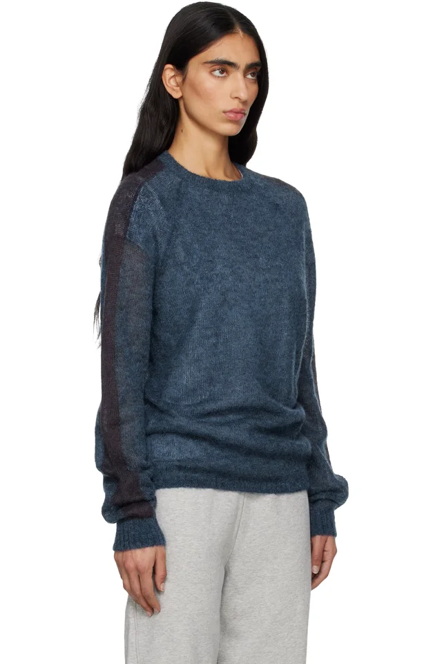 Paloma Wool Navy Dan Sweater, photo 2 of 2 from SSENSE