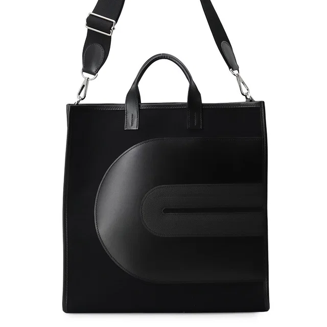 Hermès Horizon Records Black Toile Officier Swift Leather in Black Swift leather from GALLERY RARE