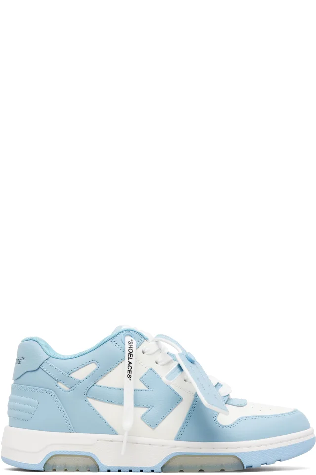 White & Blue Out Of Office Sneakers