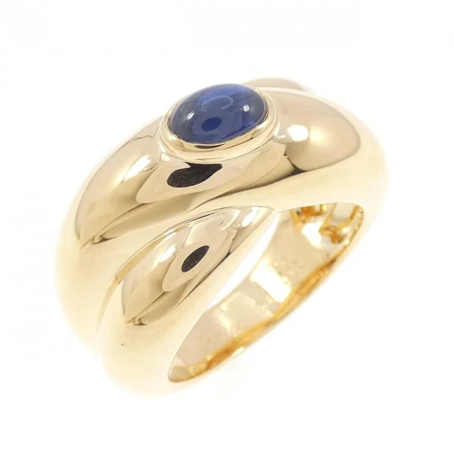Cartier Colisee 750 Yellow Gold Sapphire Ring Size 12 in Yellow from LuxUness