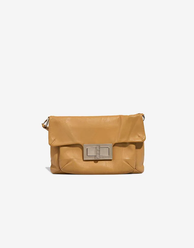 Chanel 2.55 Reissue Shoulder Bag Calf Beige in Beige Calfskin from SACLÀB