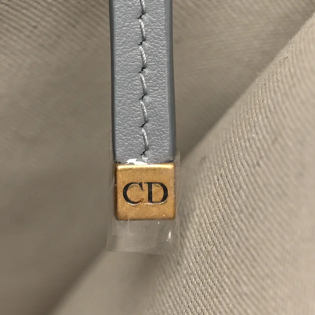 Dior Oblique Chambray Calfskin Medium Book Tote in Grey Calfskin from FASHIONPHILE, photo 11 of 12