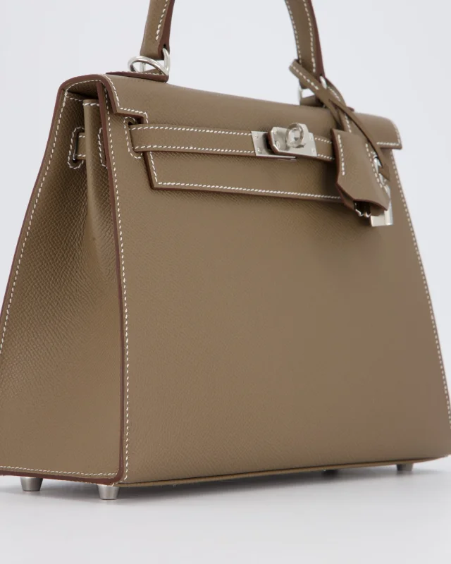 Hermès Kelly 25 Sellier Bag in Taupe Epsom leather from Sellier, photo 9 of 20