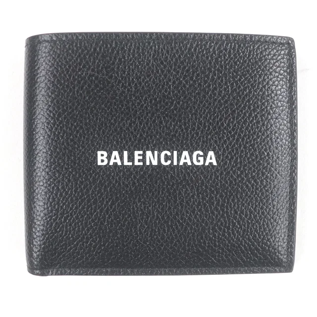 Balenciaga Leather Bifold Wallet in Leather from LuxUness