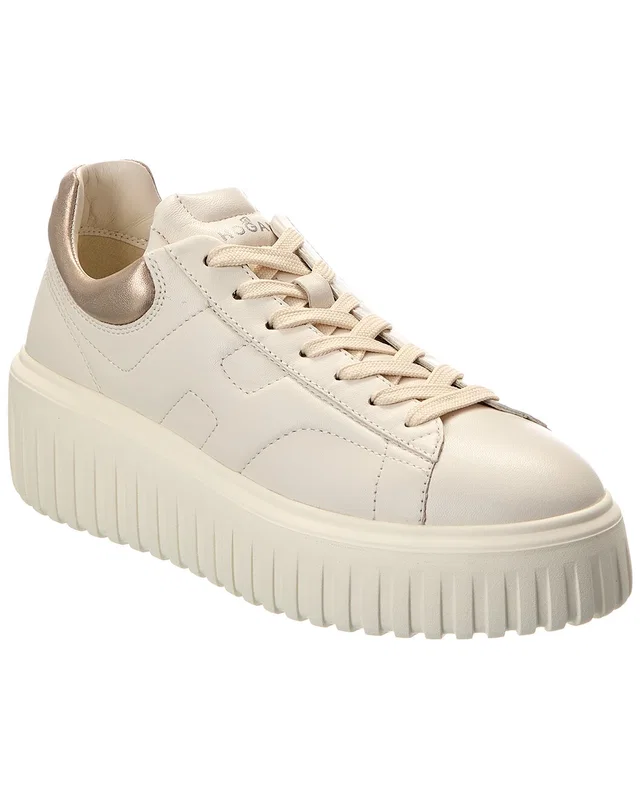 Hogan H-Stripes Leather Sneaker, image 1 of 1 from Rue La La