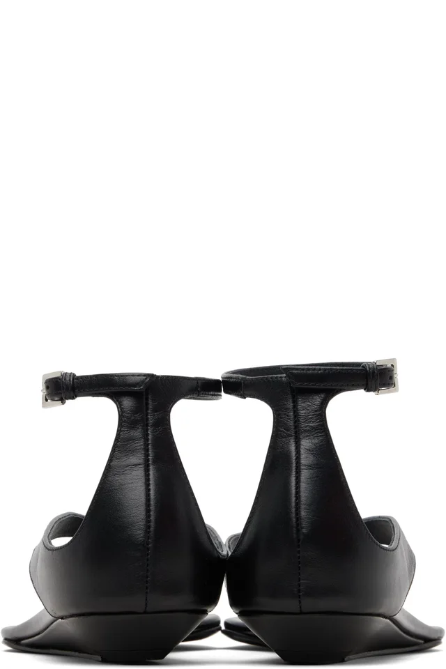 Loulou de Saison Black Zio Flip Flop Sandals, photo 2 of 5 from SSENSE