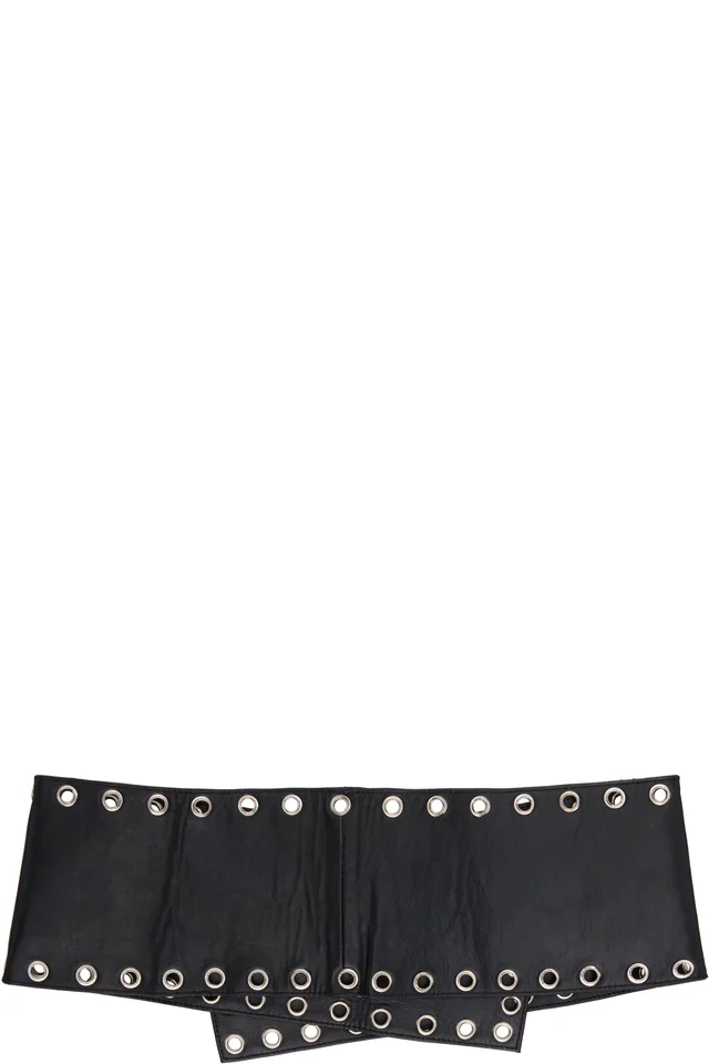 Belle Anna SSENSE Exclusive Black Dilara Belt, photo 2 of 3 from SSENSE