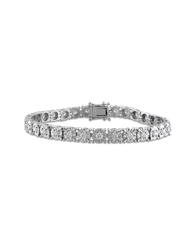 Created Forever Silver 2.01 ct. tw. Lab-Grown Diamond Tennis Bracelet, image 1 of 1 from Rue La La