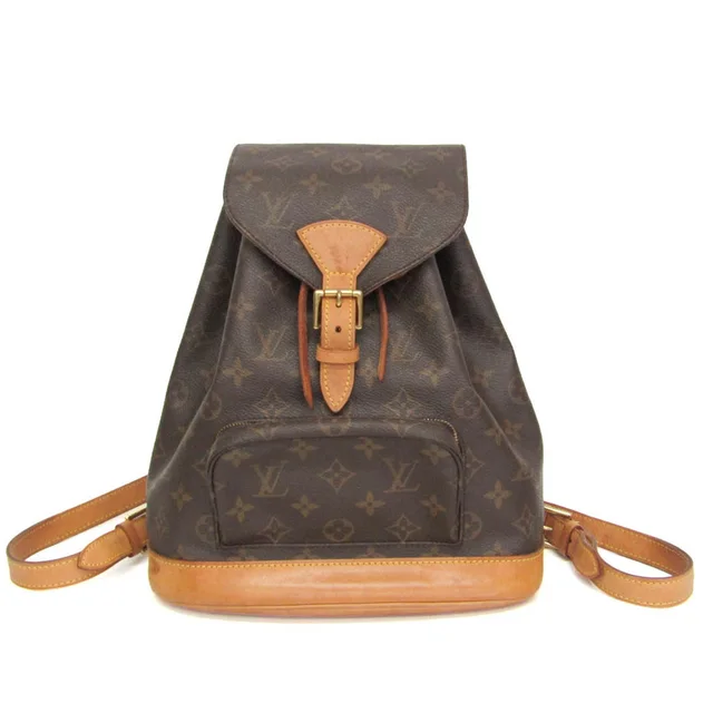 Louis Vuitton Montsouris MM M51136 Women's Backpack Brown in Brown Monogram from Elady