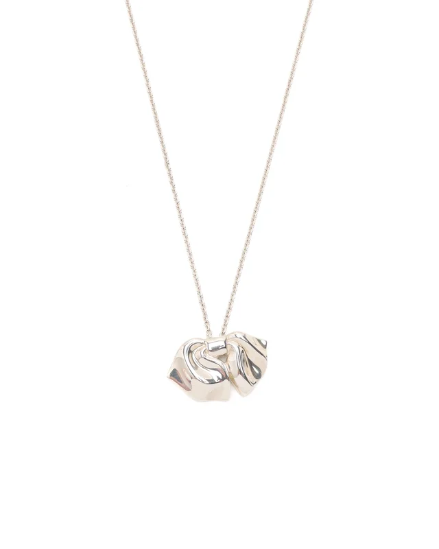Tiffany & Co. Ribbon Silver Necklace in Silver from A Retro Tale