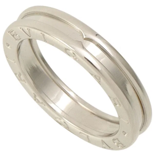 Bvlgari 18K B.zero1 Ring #59 White Gold in White from VINTAGE QOO TOKYO