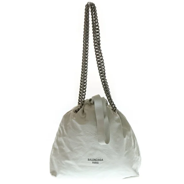 Balenciaga Crush Tote Bag Chain Shoulder White in white from Poshmark, photo 1 of 1