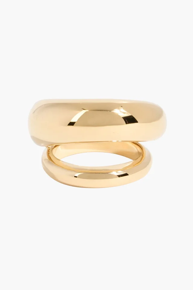Valentino Garavani Sculptural Gold-Tone Ring, photo 3 of 6 from THE OUTNET