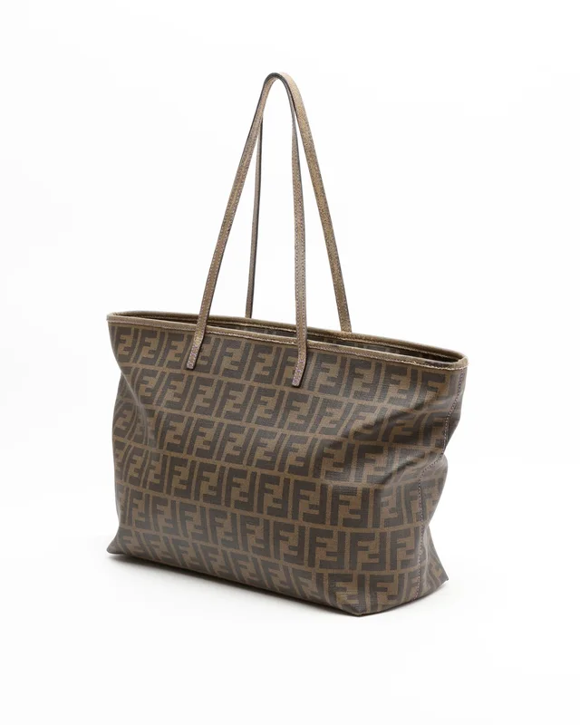 Fendi Zucca Roll Tote Bag in Coated canvas from A Retro Tale, photo 3 of 9