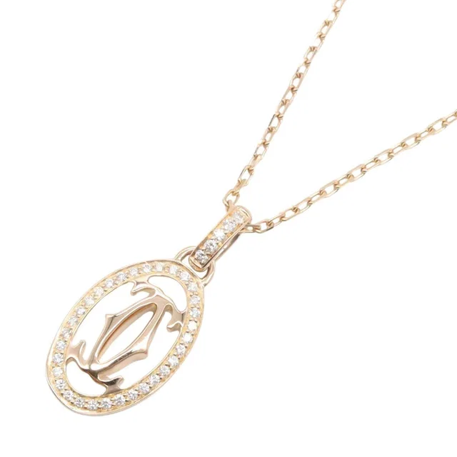 Cartier Double C Au750 Diamond Necklace from LuxUness