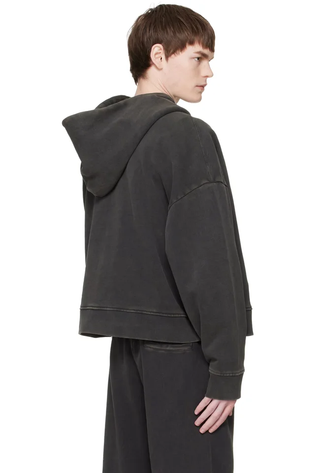 Entire Studios Black Heavy Hoodie, photo 3 of 4 from SSENSE