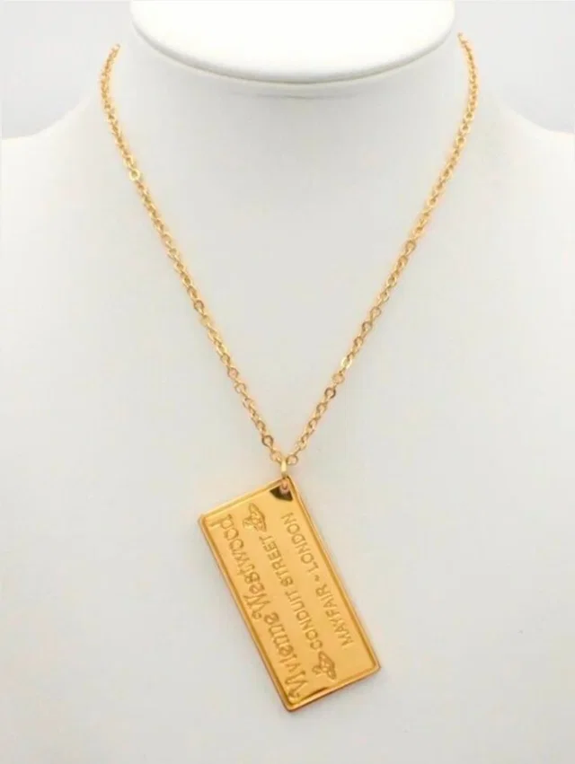 Vivienne Westwood necklaces in gold from Poshmark