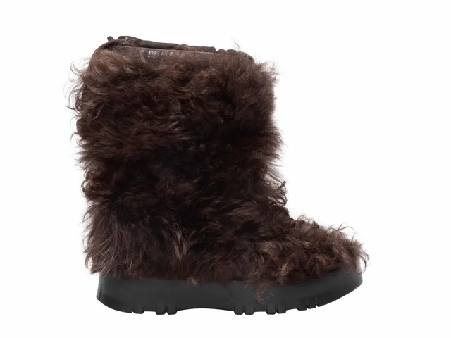 Brown Prada Sport Fur Boots Size 37 in Brown from Designer Revival, photo 1 of 1