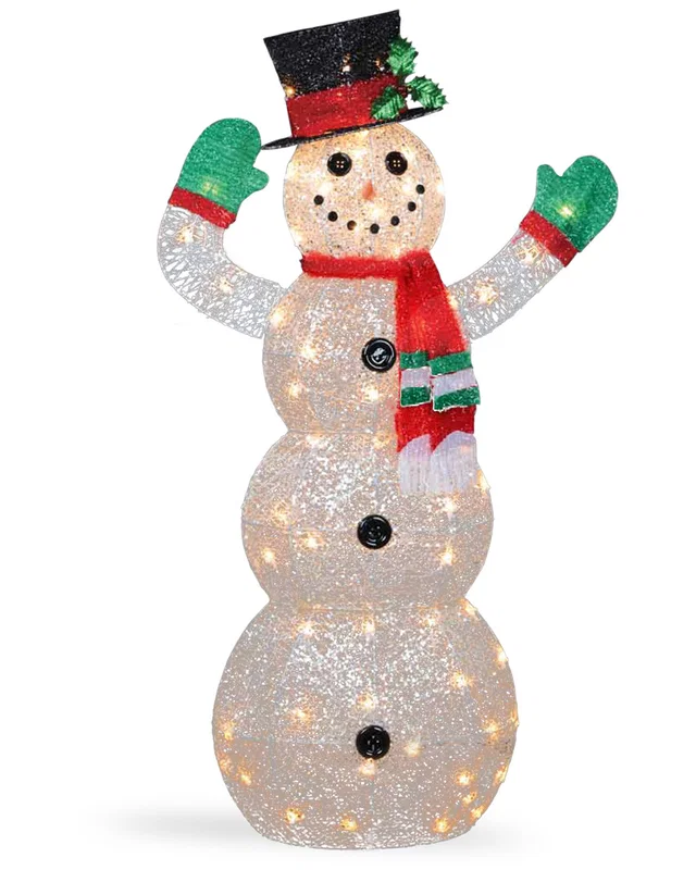 National Tree Company 4ft Crystal Snowman, image 1 of 1 from Rue La La